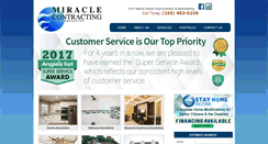 Desktop Screenshot of miraclecontracting.net